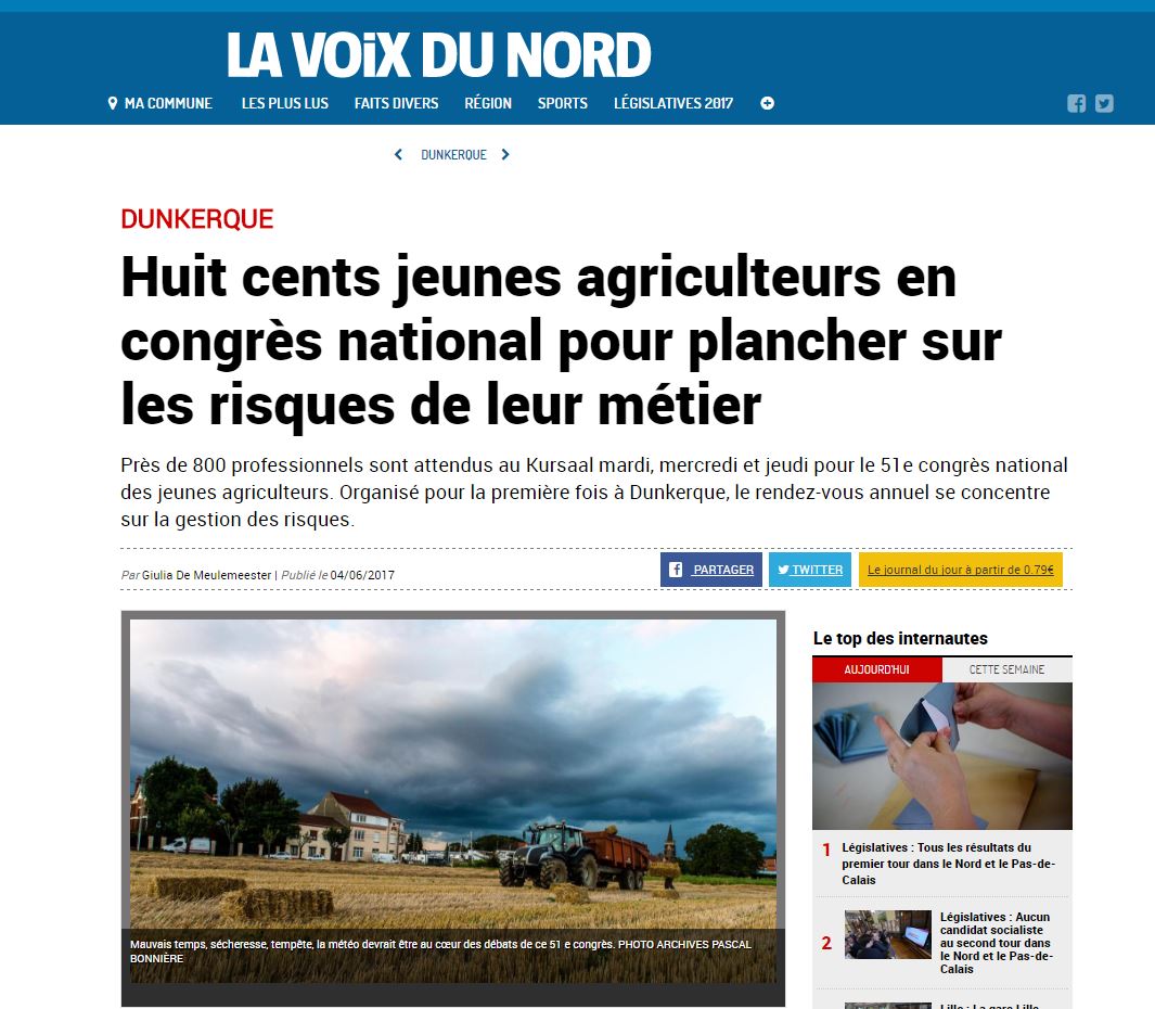 La Voix du Nord / 51e congrès JA